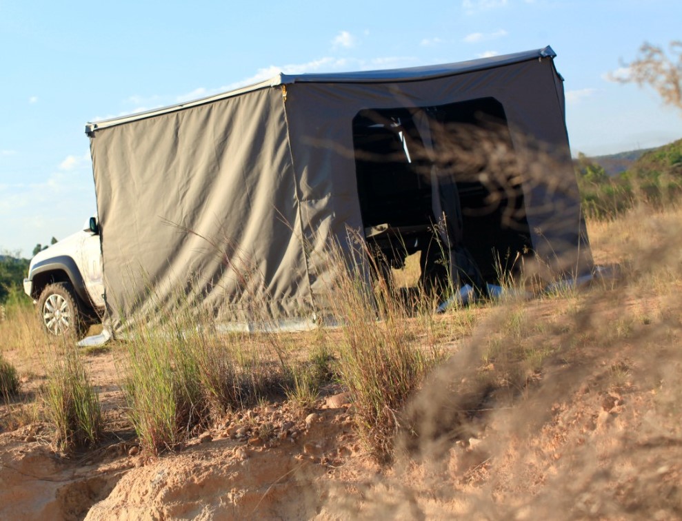 Quick Pitch Zijwandenset 270° Luifel - 2m