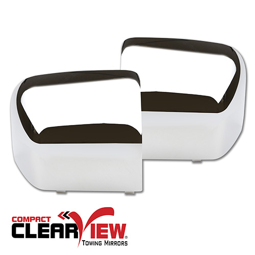 ClearView Compact Spiegel Covers - Chrome