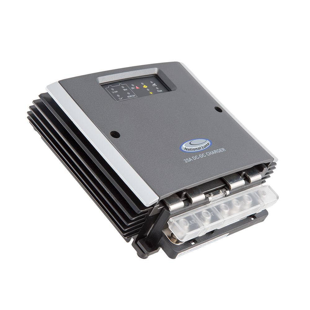 National Luna NLDC-25 Dubbel Accu Scheidingsrelais En Lader