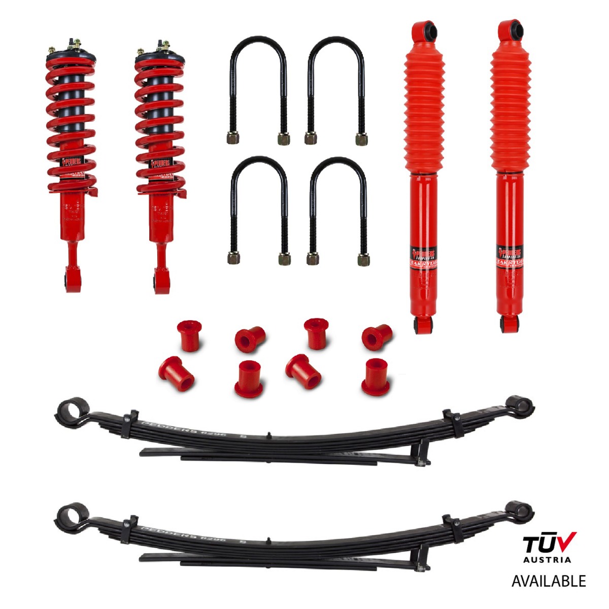 Pedders Veersysteem Ford Ranger 4WD PX MK2 ('15-'18)