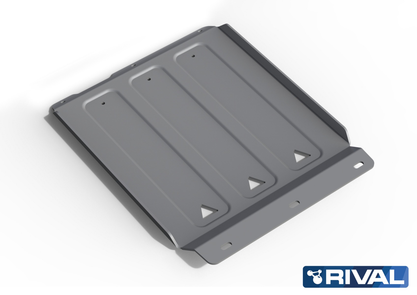 RIVAL Skidplate Brandstoftank Toyota Land Cruiser 78/79 6mm aluminium