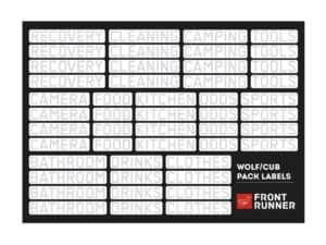 Wolf Pack Pro/Cub Pack Campsite Labels